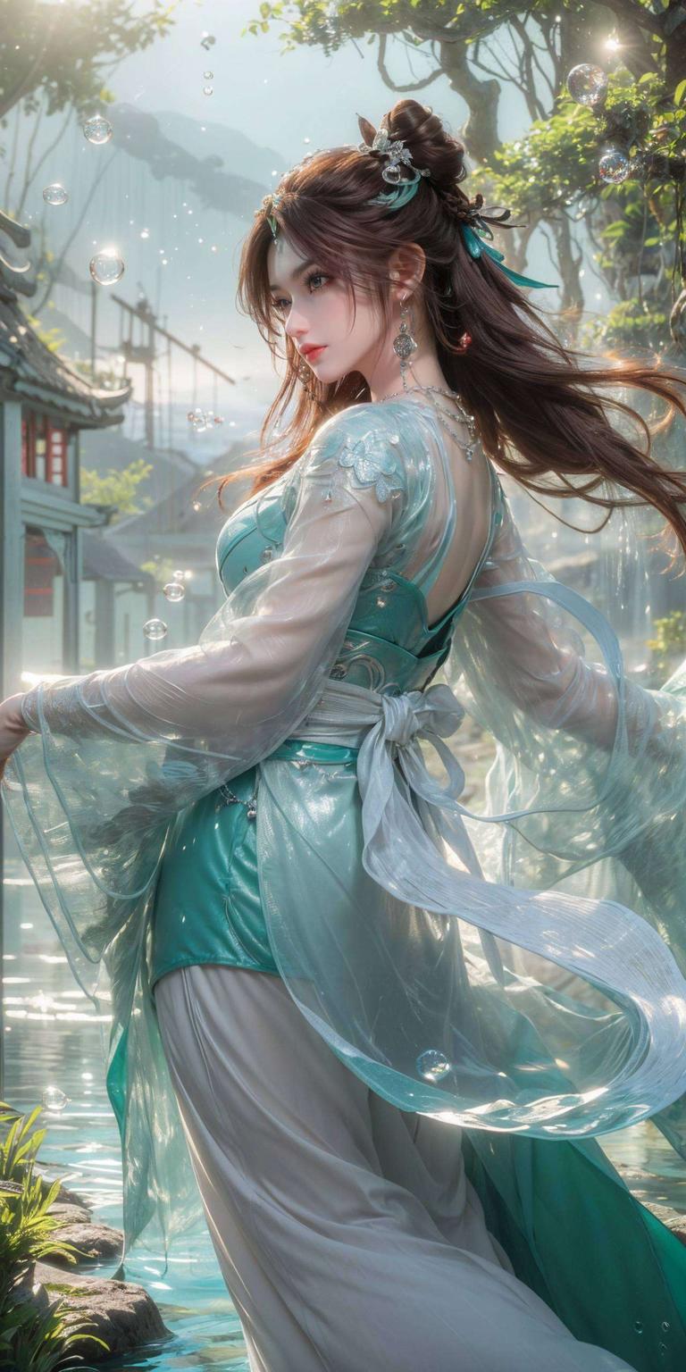 这壁纸绝了！叶倾仙妖娆身姿Win10炫彩升级