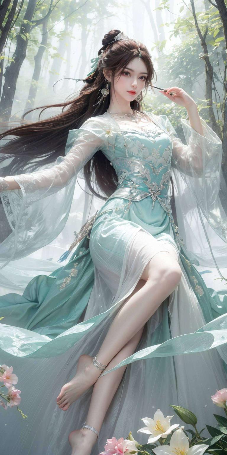 叶倾仙唯美壁纸粉嫩梦幻