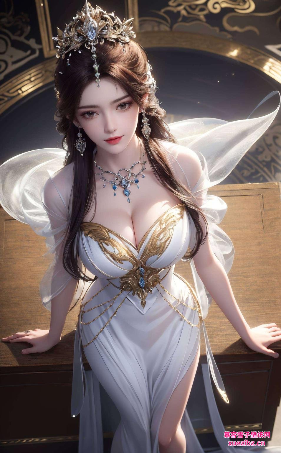 仿佛置身仙境淡雅的仙子翩翩起舞