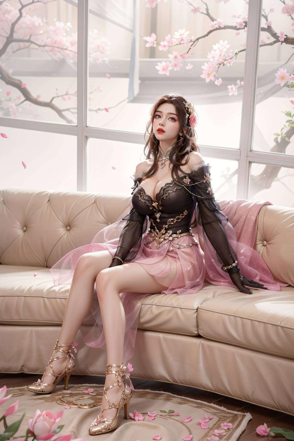 平板古韵尽显风采锁屏月婵舞动间