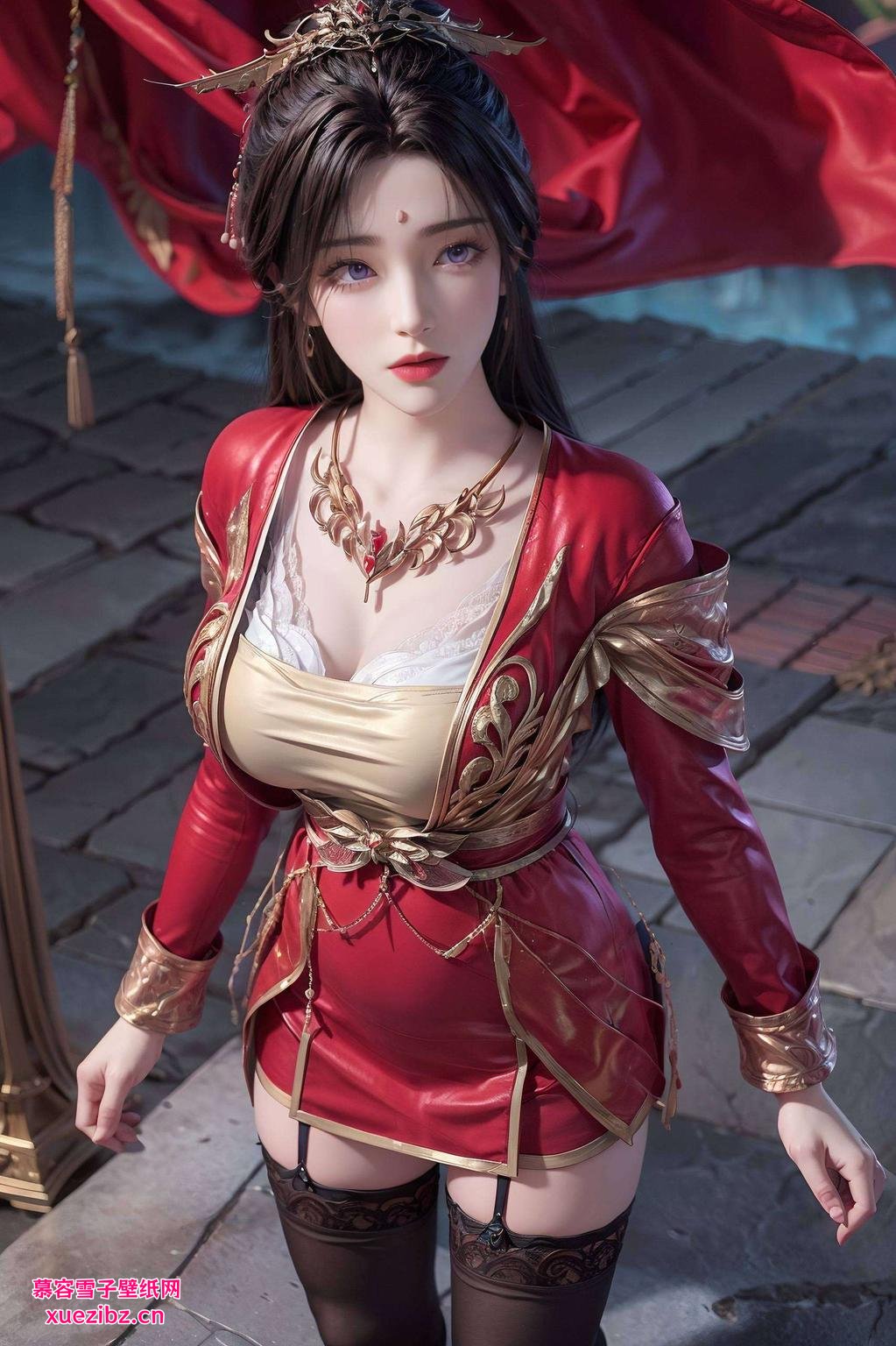 绚烂色彩点亮桌面月婵绘画