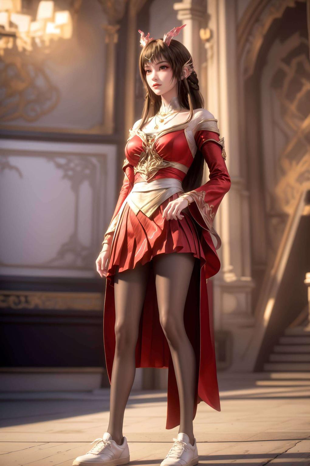 仿佛置身古典校园之中今天给大家推荐一款超美的古风动漫壁纸！看这款《云落穿校服》的壁纸