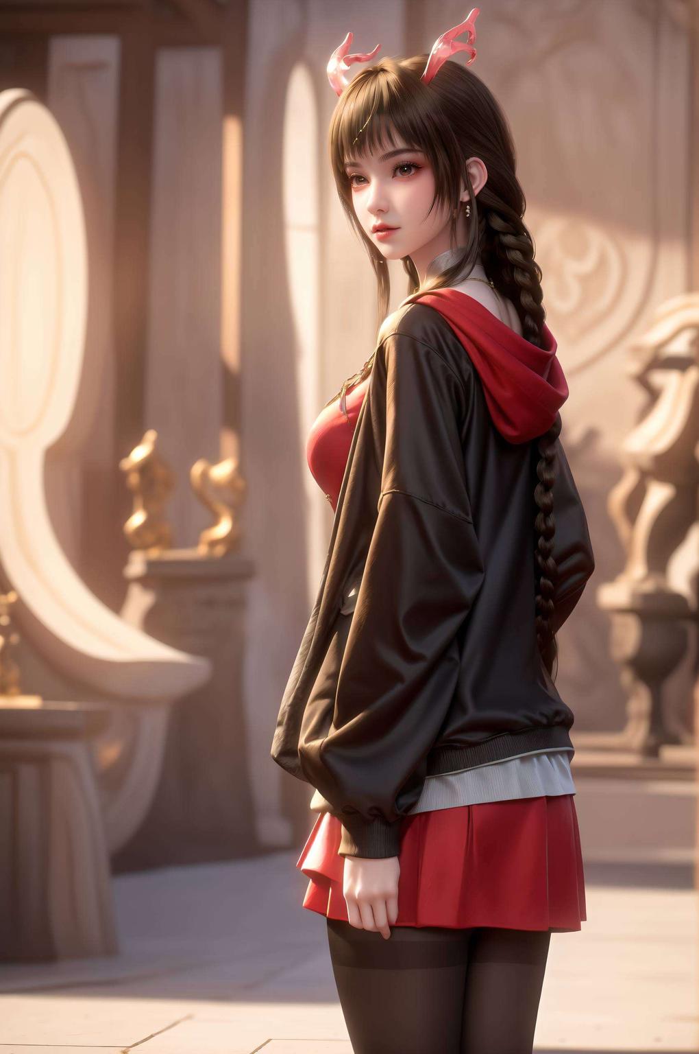 云落全光壁纸高清呈现古香古色像素之美