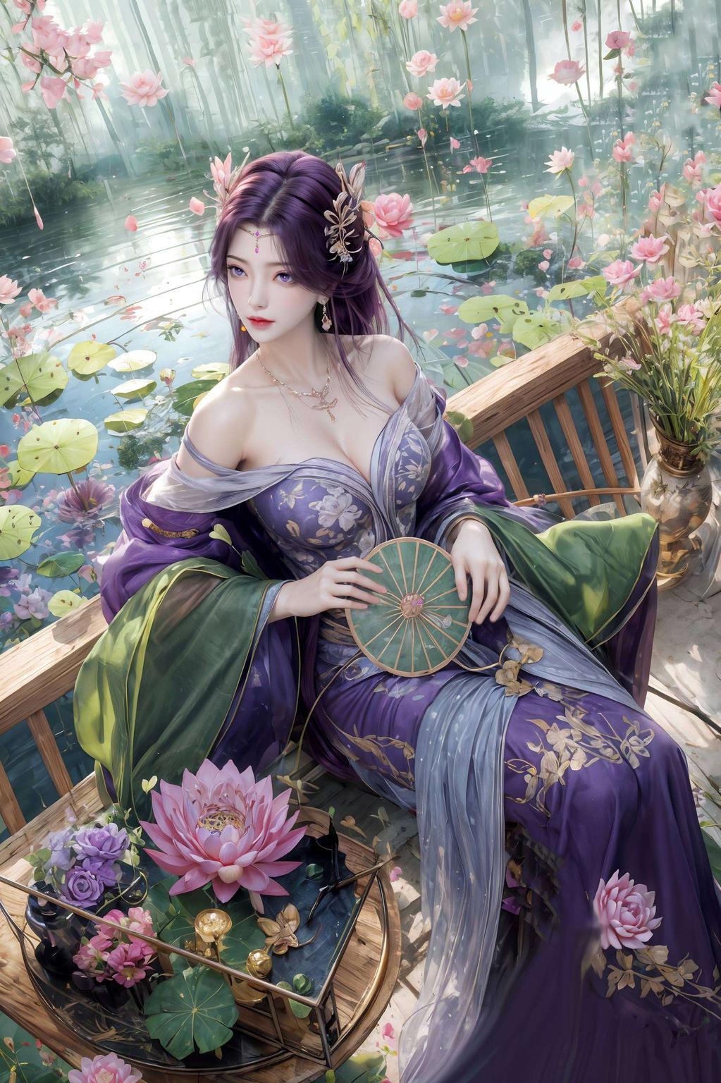 享受视觉盛宴一抹清雅