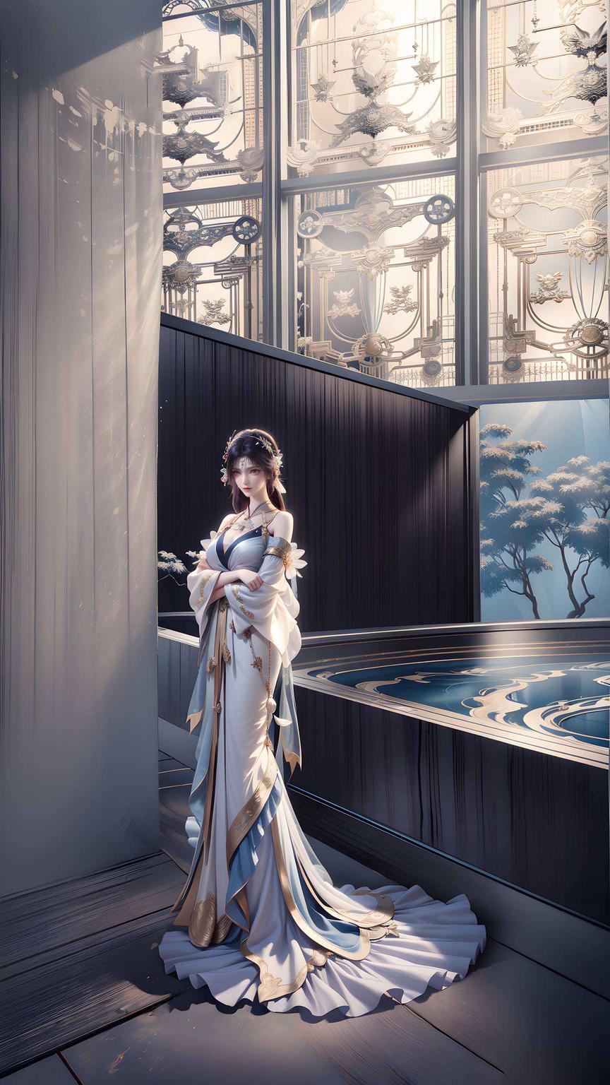 女生霸气尽显极简风iPhone壁纸