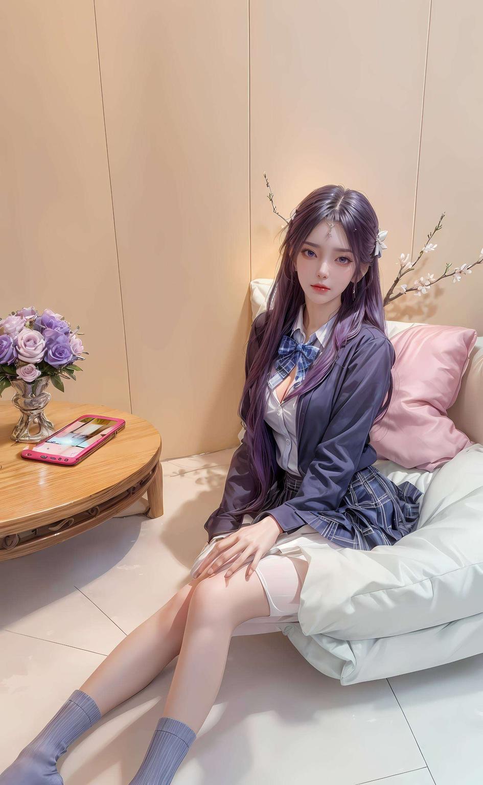 专为Win10打造！这款粉色系的云曦壁纸