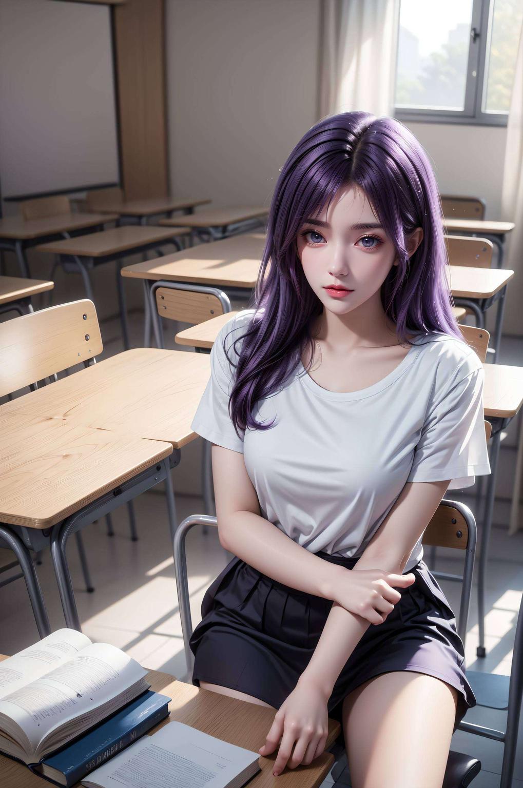 云曦美女壁纸简洁大方