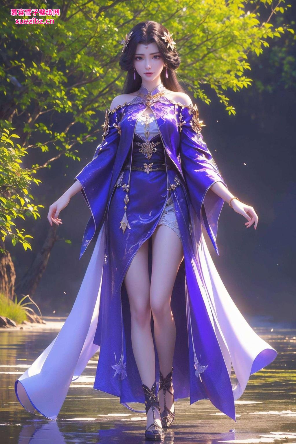 云曦入夜美得让人心醉神迷