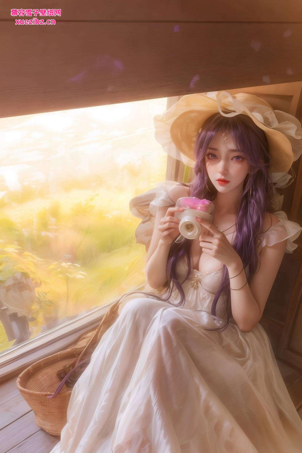 细腻的笔触主角是我们美美的云曦壁纸定制哦！淡雅的古风元素