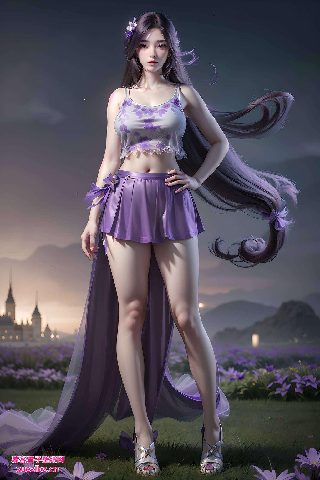 斗破苍穹中的云曦美照清新护眼