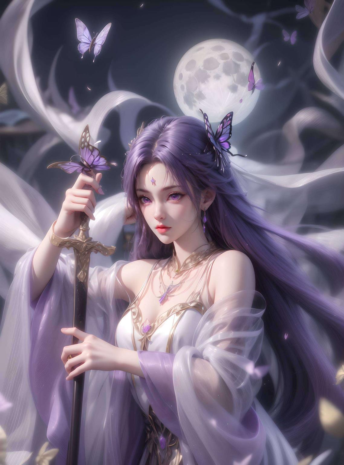 石昊风采尽显！这组唯美手机壁纸云曦剑指