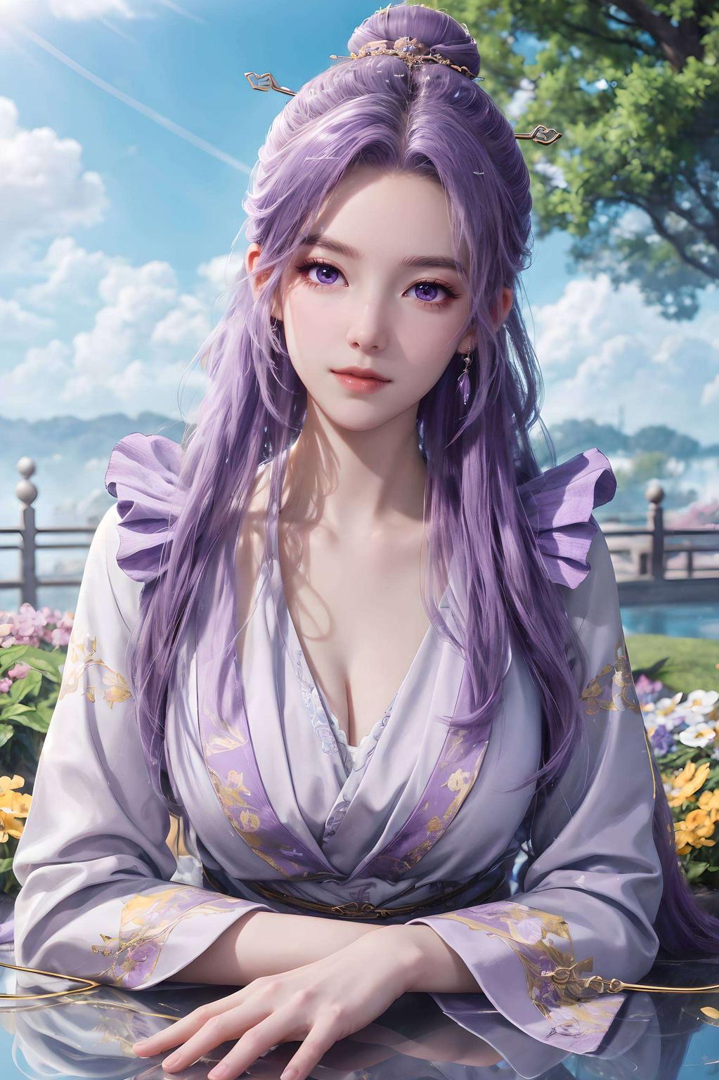 带你领略视觉盛宴！这款护眼壁纸宛如置身云端