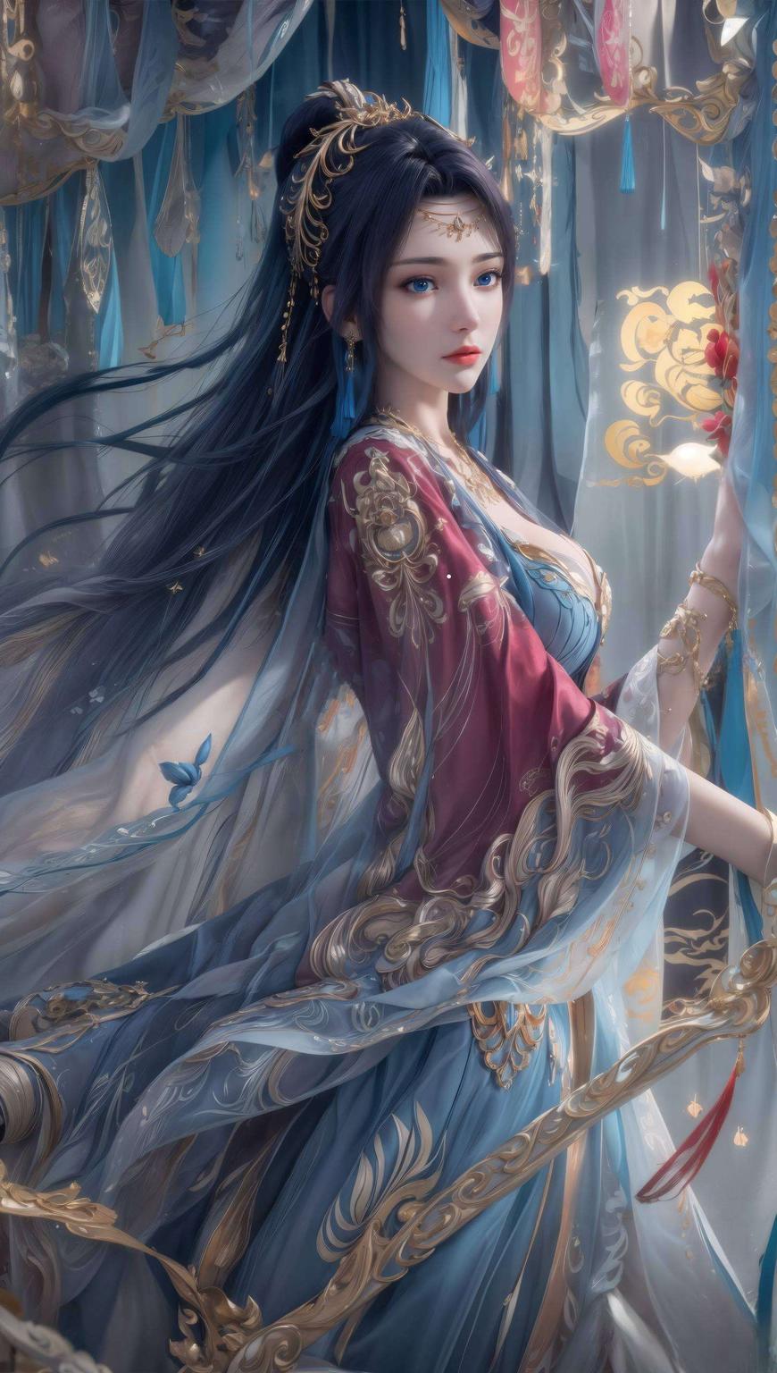 云韵肚兜壁纸粉色梦幻