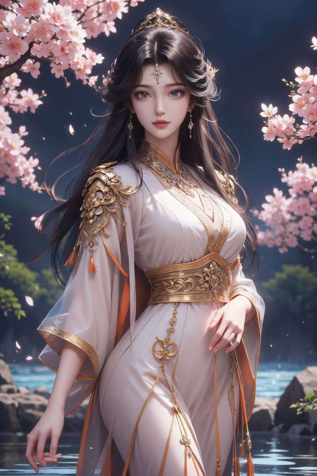 高清1920x1080感受美人在屏中的静谧魅力