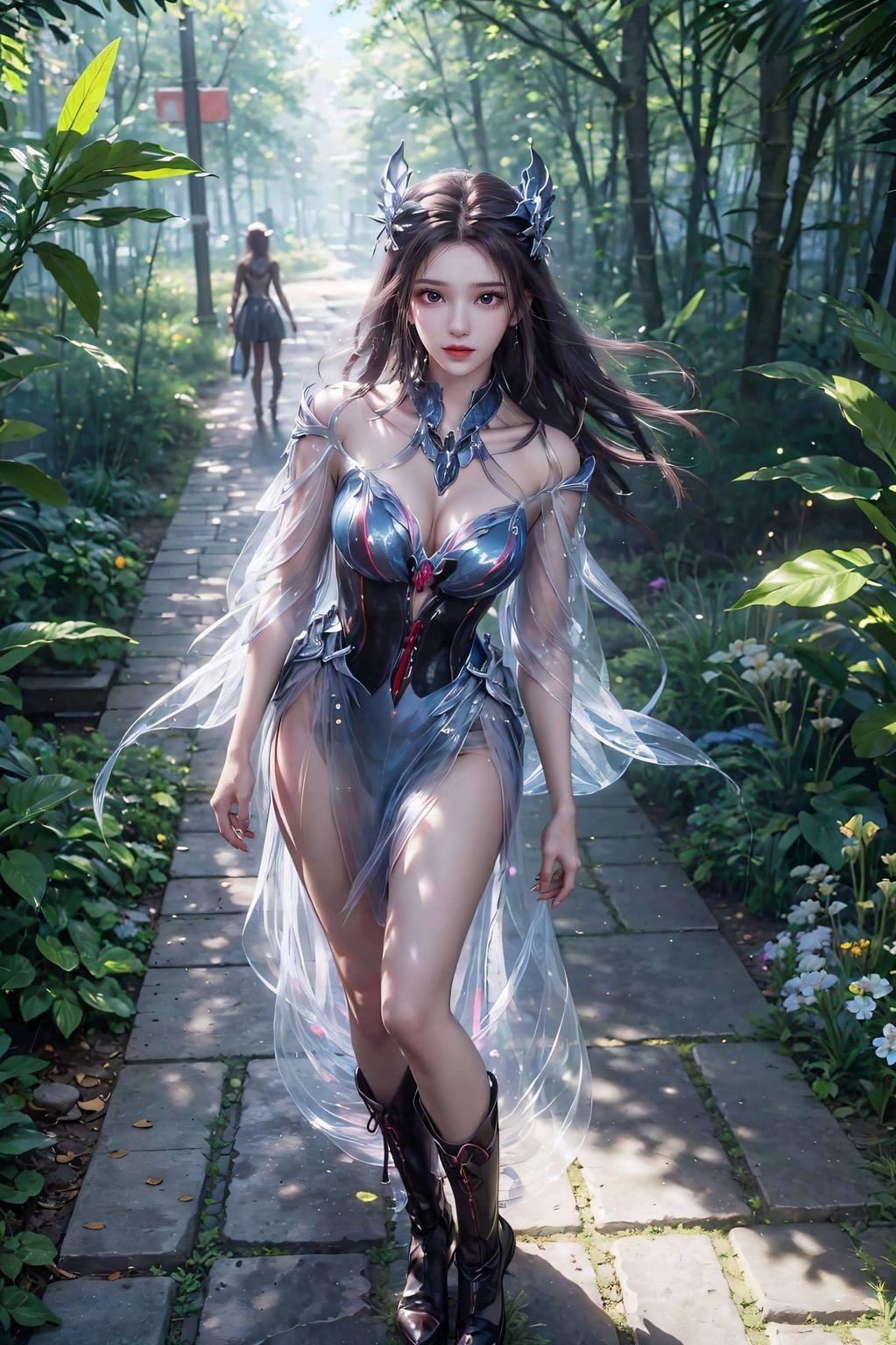 清雅脱俗美得让人心动！竹影摇曳