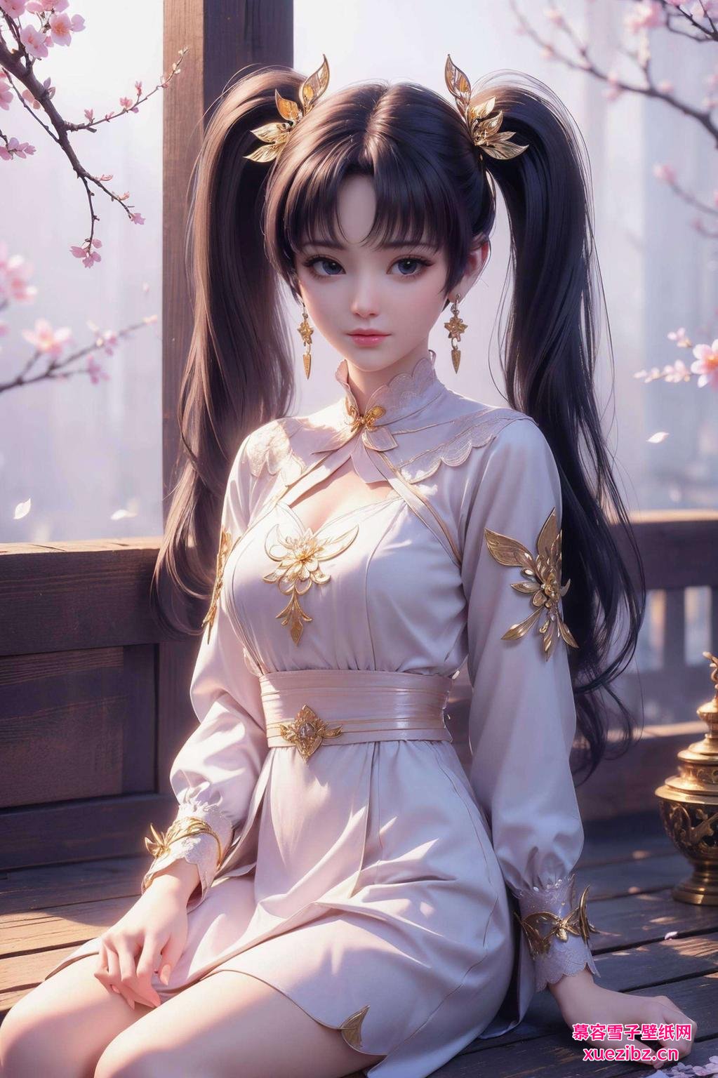 电脑桌面瞬间变身浪漫小天地淡雅的花瓣与梦幻色彩交织